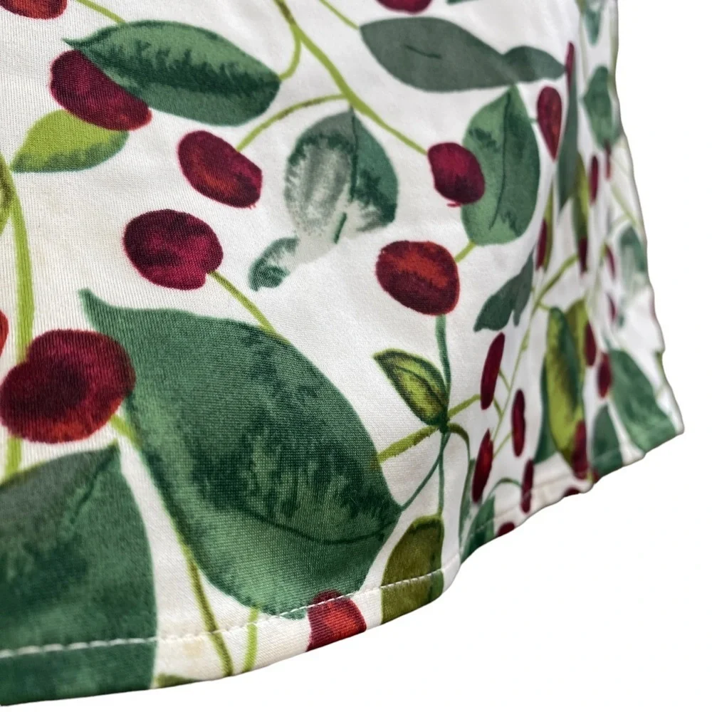 J Crew Cherry Print Mini Skirt